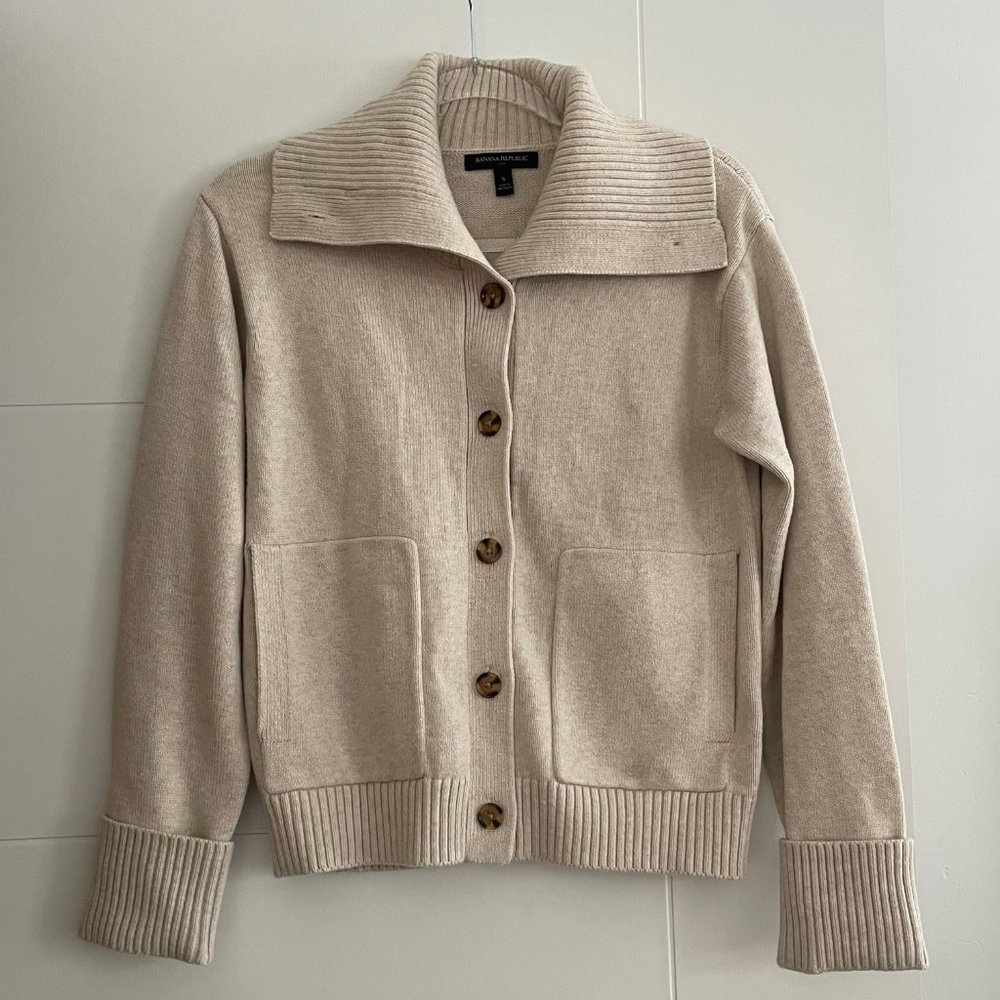 Banana Republic Button Down Sweater